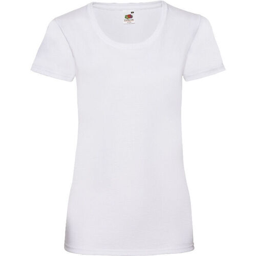 TEE-SHIRT FEMME MANCHES COURTES BLANC