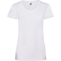 TEE-SHIRT FEMME MANCHES COURTES BLANC