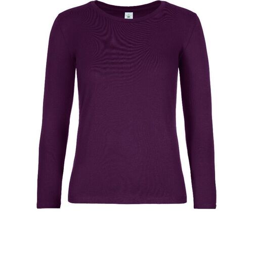 TEE-SHIRT FEMME MANCHES LONGUES BURGUNDY