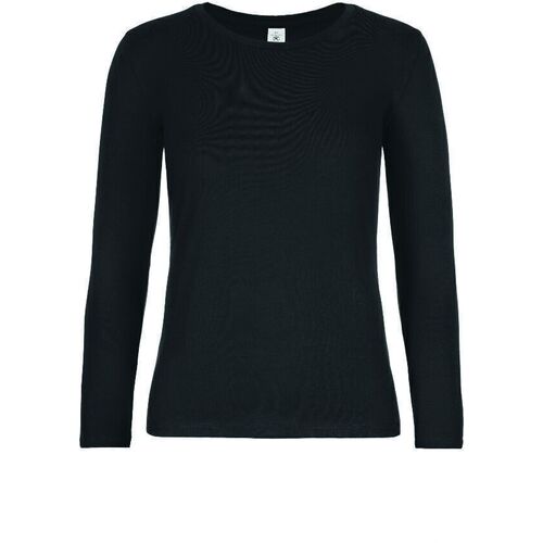 TEE-SHIRT FEMME MANCHES LONGUES NOIR