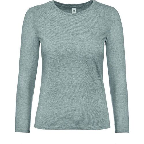 TEE-SHIRT FEMME MANCHES LONGUES HEATHER GREY