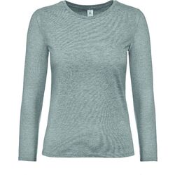 TEE-SHIRT FEMME MANCHES LONGUES HEATHER GREY