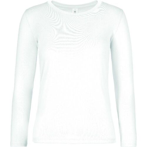 TEE-SHIRT FEMME MANCHES LONGUES BLANC