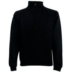 SWEAT-SHIRT COL ZIPPE