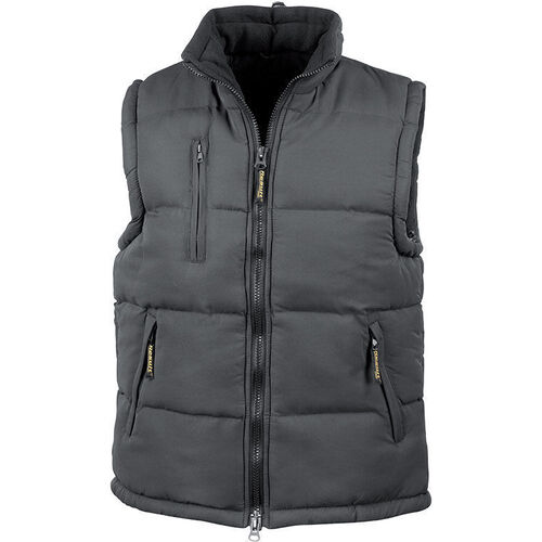 GILET SANS MANCHES DOUBLE NOIR
