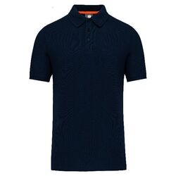 POLO MANCHES COURTES HOMME MARINE