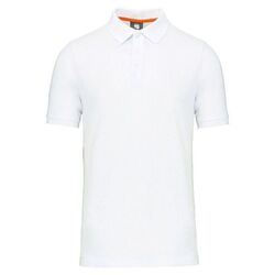 POLO MANCHES COURTES HOMME BLANC