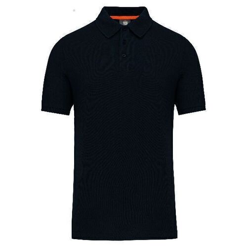 POLO MANCHES COURTES HOMME NOIR