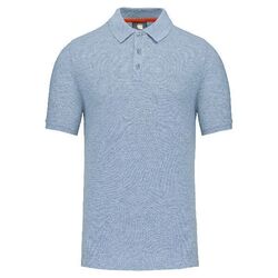 POLO MANCHES COURTES HOMME HEATHER GREY