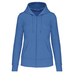 Sweat-shirt full zip &agrave; capuche K4031 LIGHT ROYAL BLUE