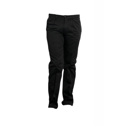 PANTALON 1 PINCE POCHE ITALIENNES NOIR