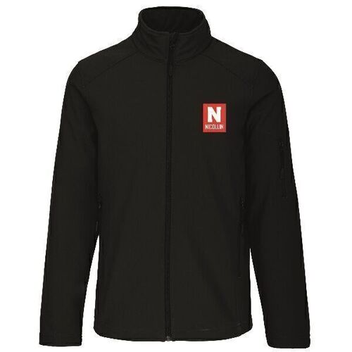 VESTE SOFTSHELL NOIRE SUD SERVICE