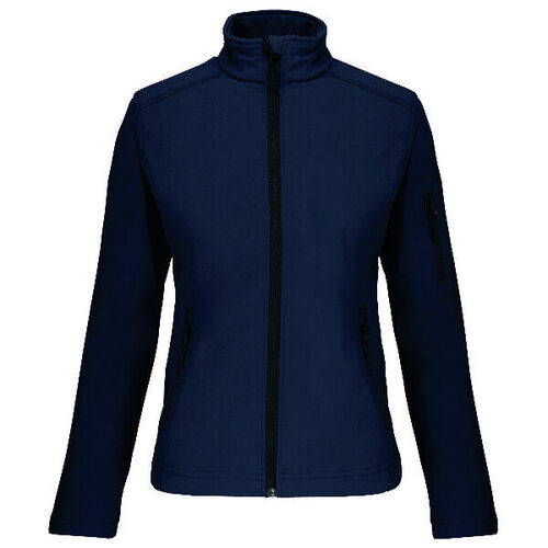 VESTE SOFTSHELL FEMME MARINE - K400