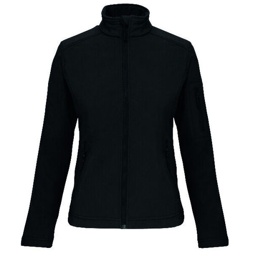 VESTE SOFTSHELL FEMME NOIRE - K400