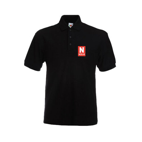 POLO MANCHES COURTES NOIR SUD SERVICE