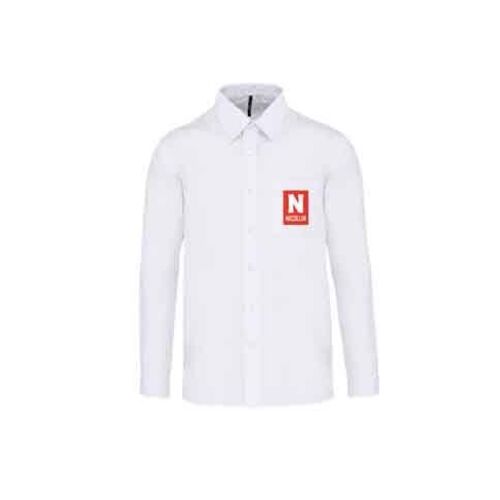 CHEMISE MANCHES LONGUES HOMME BLANCHE SUD SERVICE