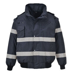 BLOUSON A BANDES REFLECHISSANTES BLOUSON A BANDES REFLECHISSANTES