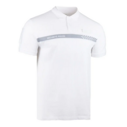 POLO BLANC MANCHES COURTES ADS