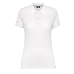 POLO MANCHES COURTES FEMME BLANC