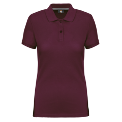 POLO MANCHES COURTES FEMME WINE