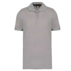 POLO MANCHES COURTES HOMME GRIS