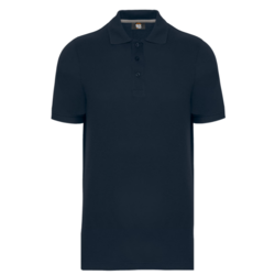 POLO MANCHES COURTES HOMME MARINE