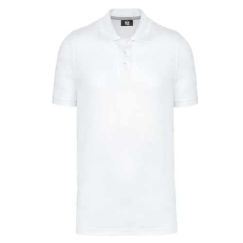 POLO MANCHES COURTES HOMME BLANC