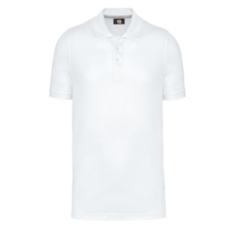 POLO MANCHES COURTES HOMME BLANC