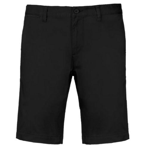 BERMUDA CHINO HOMME NOIR