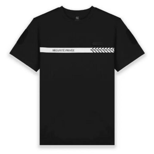 TEE-SHIRT SECURITE PRIVE NOIR