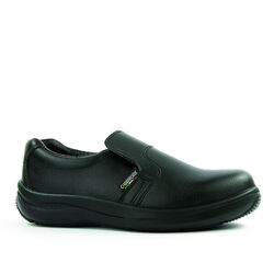 Mocassins de s&eacute;curit&eacute; femme EBANITE S2 SRA NOIR Montpellier