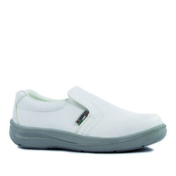 Mocassins de s&eacute;curit&eacute; femme STELLA S2 SRA BLANC Montpellier