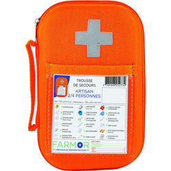 Trousse secours fluo ARTISAN 2/4 PERSONNES Montpellier