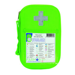Trousse secours fluo ESPACES VERTS Montpellier