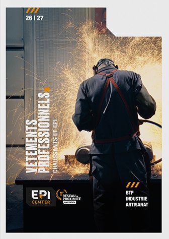Catalogue v&ecirc;tements professionnels 26|27 BTP INDUSTRIE ARTISANAT